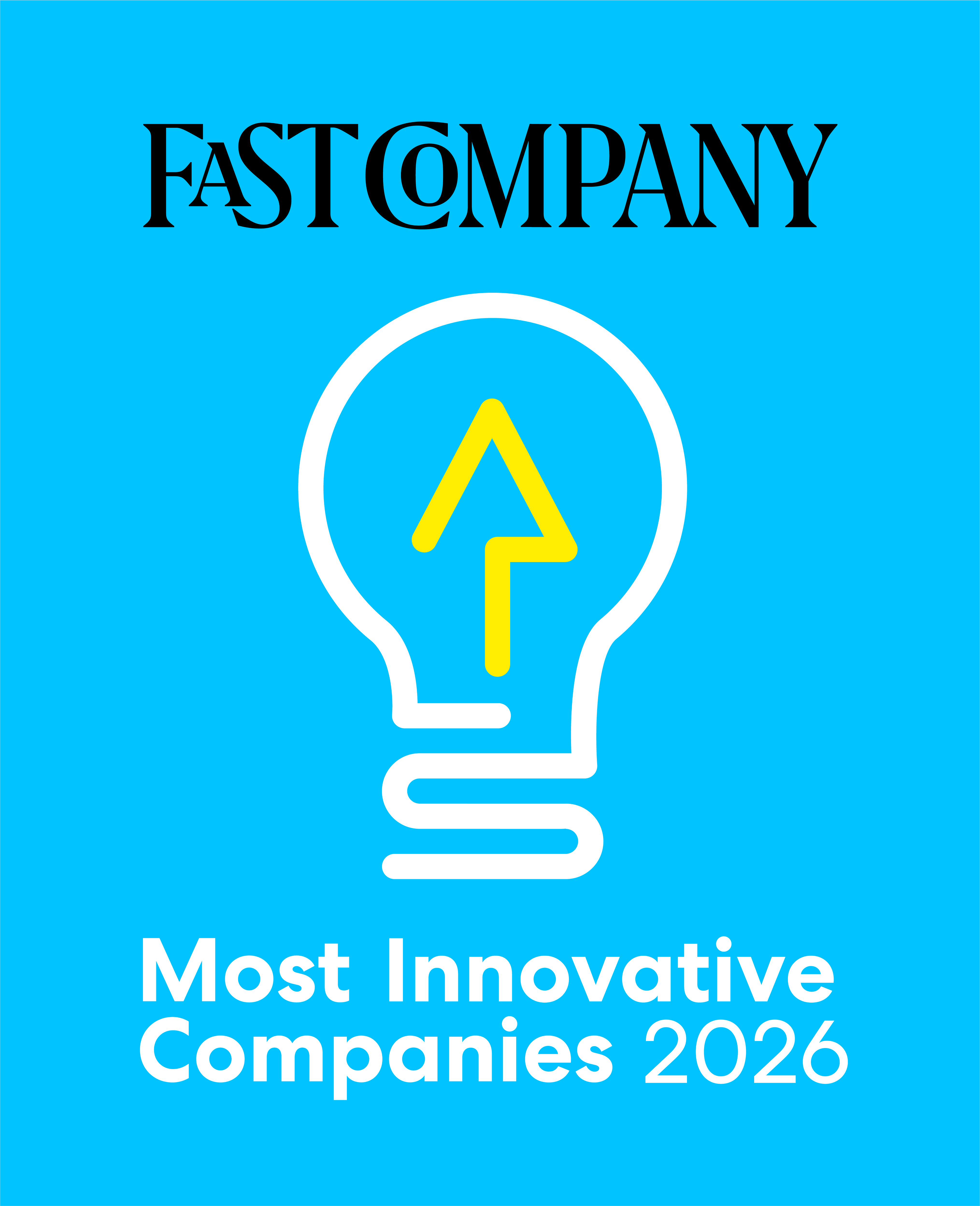 Fast Company Most Innovative Companies 2026 badge