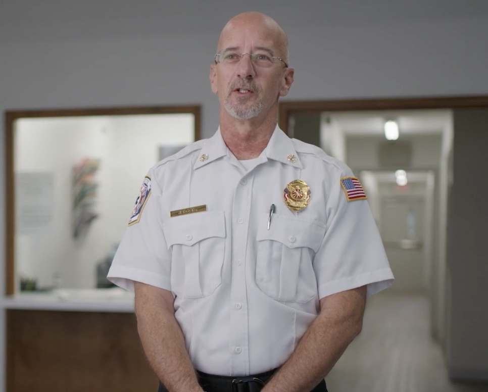 An image of Jim Doody, Chief of Fire and EMS at the City of Lafayette, AL.