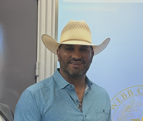 An image of Tano E. Tijerina, the Webb County Judge. 